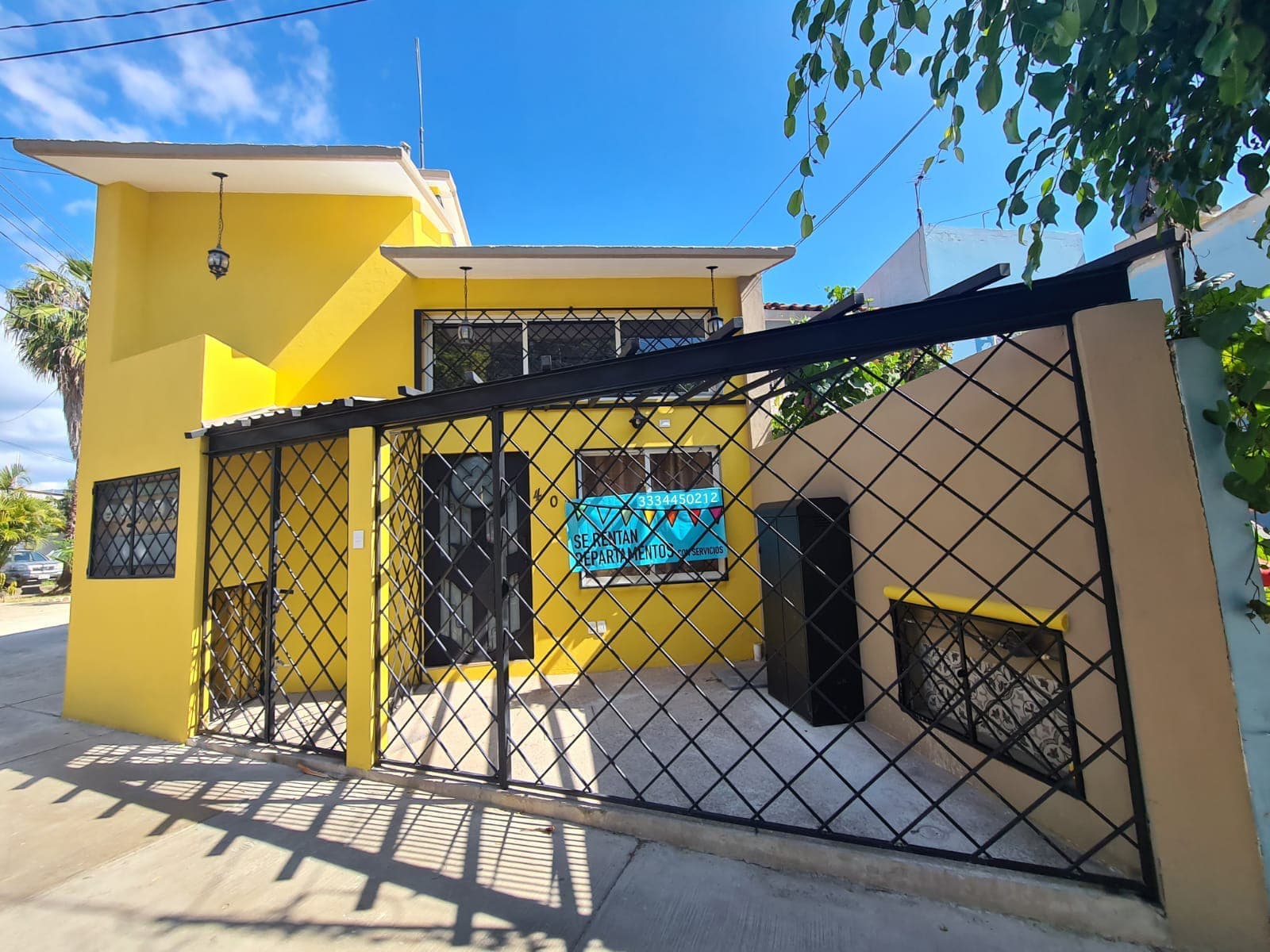 DEPA AMUEBLADO y con patio en Planta baja (Col. Reforma)