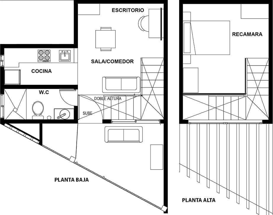 DEPA AMUEBLADO y con patio en Planta baja (Col. Reforma) — foto 3